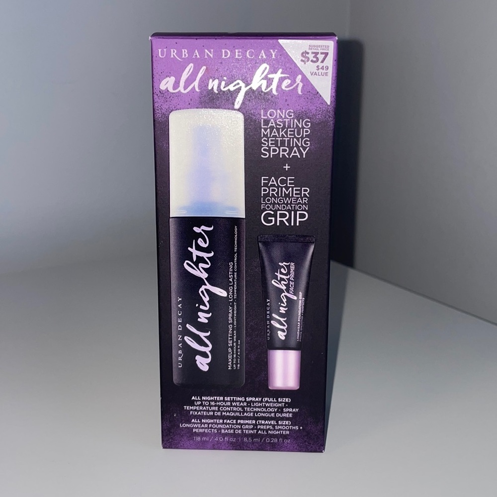 Urban Decay All Nighter Setting Spray and Primer New